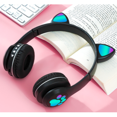 Casti wireless pliabile Urechi de pisica VZV-23M NEGRE