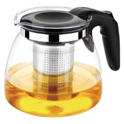 UB Ceainic 1100 ml din sticla termorezistenta filtru infuzor