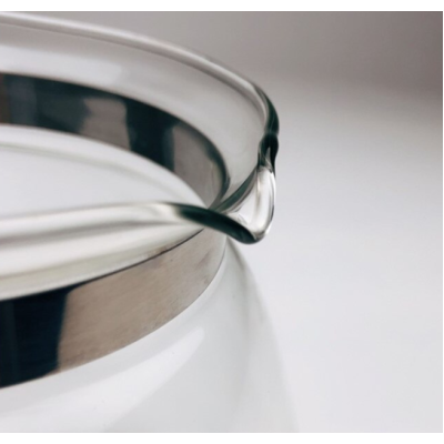 UB Ceainic 1100 ml din sticla termorezistenta filtru infuzor