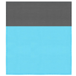 Cearsaf de plaja cu geanta de transport 200x210cm albastru gri