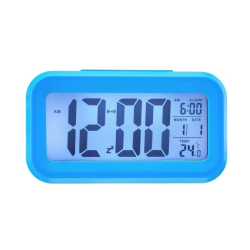 Ceas cu alarma electronic din Plastic Gri/Albastru