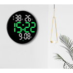 Ceas de perete electronic RD A329 afisaj VERDE temperatura umiditate data
