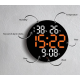 Ceas de perete electronic RD A329 afisaj VERDE temperatura umiditate data