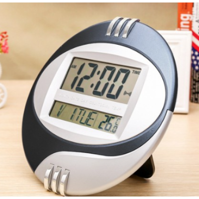 Ceas de perete/masa electronic RD A326 afisaj LCD cu alarma data temperatura