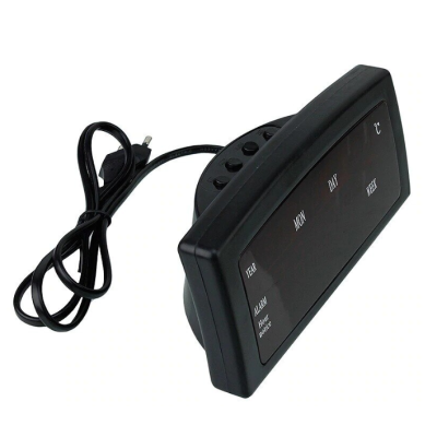 Ceas digital de masa 909 A LED cu alarma si termometru