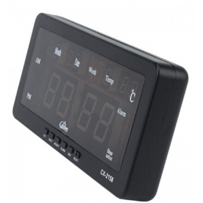 Ceas digital LED  CX-2158 cu functie de alarma data temperatura