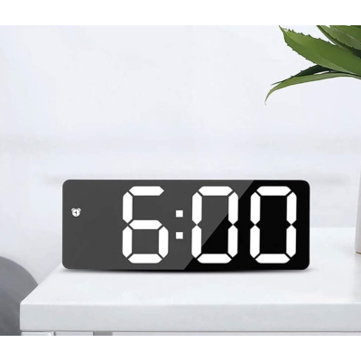 Ceas digital LED DS-3806M cu afisaj ALB