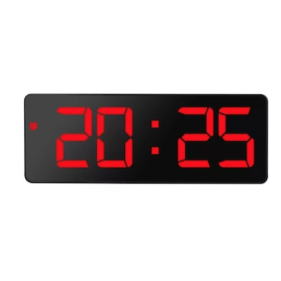 Ceas digital LED DS-3806M cu afisaj ROSU