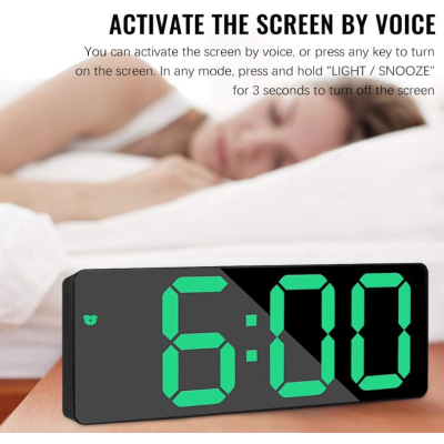 Ceas digital LED DS-3806M cu afisaj VERDE