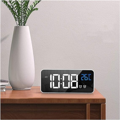 Ceas digital led mirror clock DS-3658L afisaj ALB
