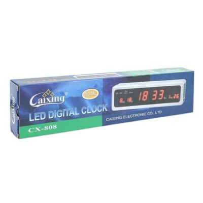 Ceas electronic de perete cu afisaj LED Caixing CX-808