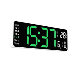 Ceas LED cu afisaj mare 5526 data temperatura telecomanda
