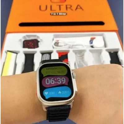 Ceas smartwatch ultra 3 cu 7 bratari culori diferite Ecran tactil HD