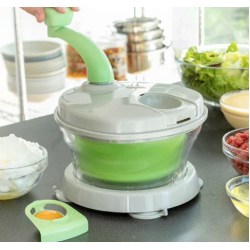 UB Centrifuga / Masina De Tocat Mixer Si Separator Manual De Galbenusuri Versatil Si Practic Alb/Verde