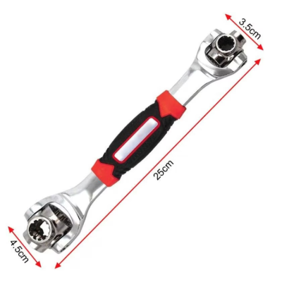 Cheie universala cu clichet multifunctionala reglabila cu 2 capete