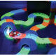 Circuitul Multicolor Magic Track cu o masinuta 220 piese fluorescent
