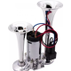 Claxon Chrome SL 1020 cu 2 goarne si compresor putere 12V