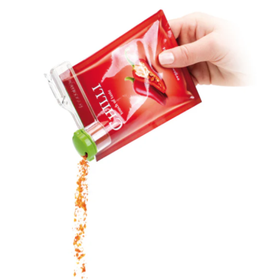 Cleme cu orificii pentru plicuri de condimente 12 buc cu suport Drept