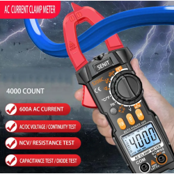 Cleste ampermetric digital S208 pentru masurare tensiune intensitate rezistenta diode si continuite in circuit