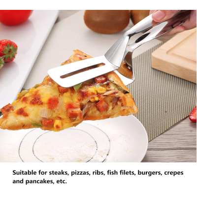 Cleste multifunctional pentru alimente friptura din otel inoxidabil