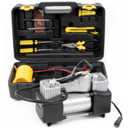 Compresor auto 12V cu trusa completa pentru pene si avarii