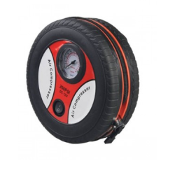 Compresor auto pentru anvelope masini si biciclete in forma de roata