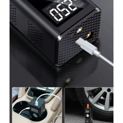 Compresor de aer digital JM 8803 portabil cu lanterna