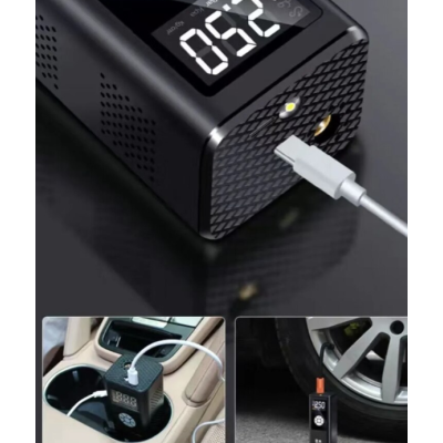 Compresor de aer digital JM 8803 portabil cu lanterna