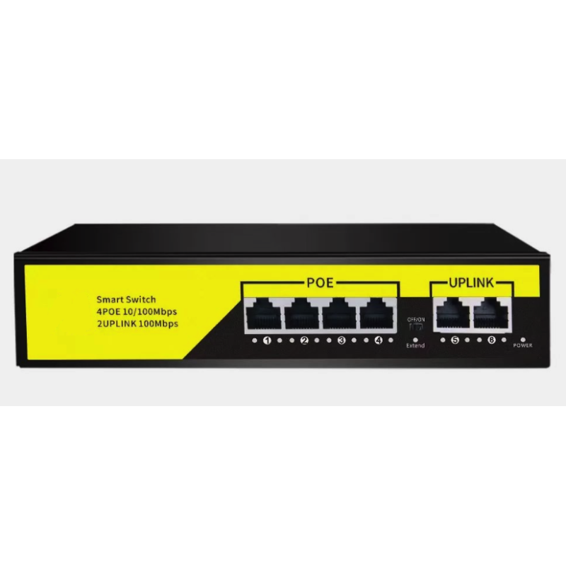 Comutator inteligent de retea Andowl Q JH09 POE cu 6 porturi 100M