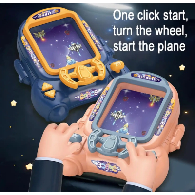 Consola de jocuri arcade tip aventura spatiala pentru copii