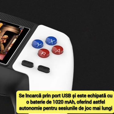 Consola de jocuri video P5 portabila 520 Jocuri Retro display rezolutie 320x240