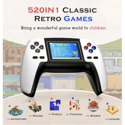 Consola de jocuri video P5 portabila 520 Jocuri Retro display rezolutie 320x240