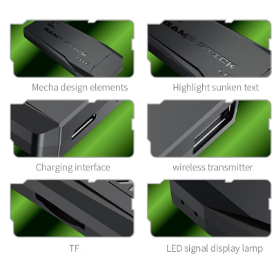 Consola Game stick cu peste 20000 de jocuri incorporate 2 controlere wireless iesire HDM