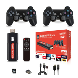 Consola Game TV Stick iesire 8K HDR dimensiune compacta Q9 64 GB