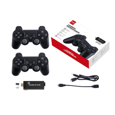 Consola Retro Tip Stick 10.000 de Jocuri Video Instalate 2 Controler Wireless HDMI USB wireless
