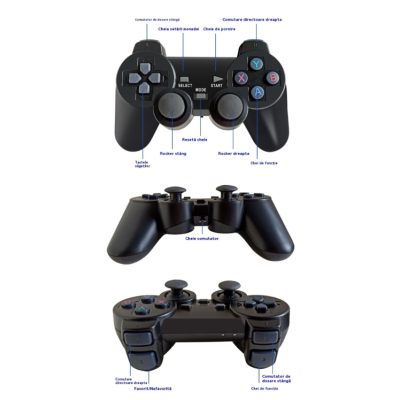 Consola Retro Tip Stick 10.000 de Jocuri Video Instalate 2 Controler Wireless HDMI USB wireless