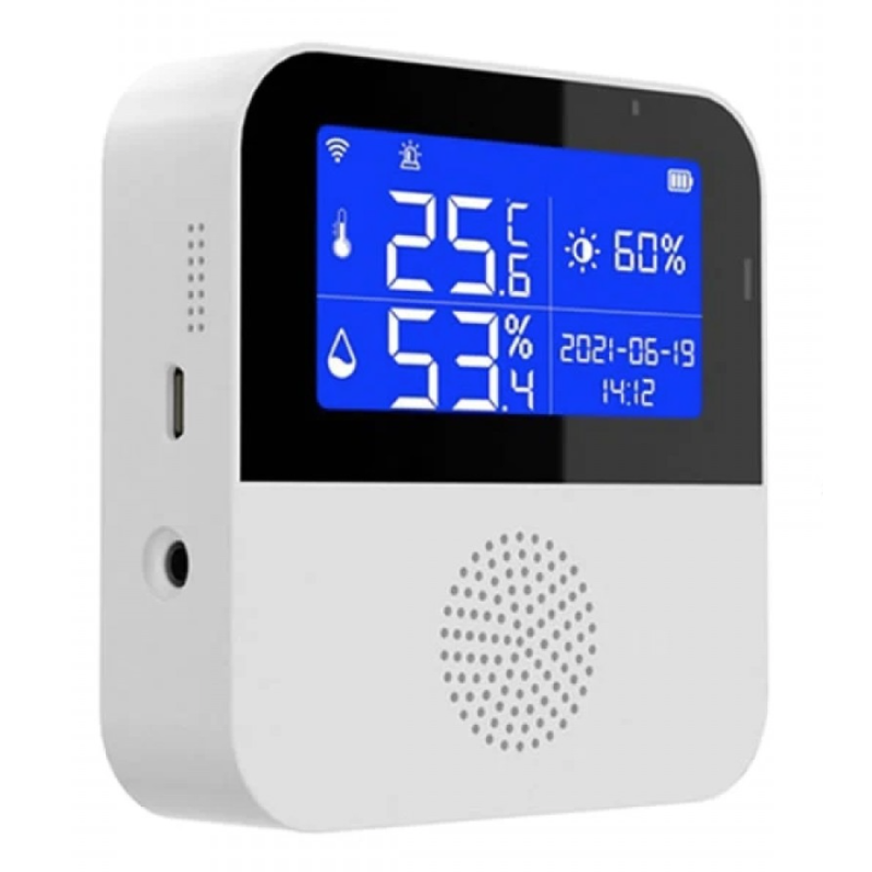 Contor inteligent WiFi Q WD01 temperatura si umiditate display LCD 2.9inch