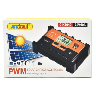 Controler de incarcare Andowl QKZ040 40A 12/24V PWM 