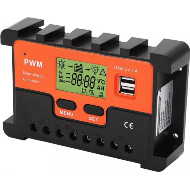 Controller Tensiune Pentru Panou Solar KZ001 12V 10 A LCD