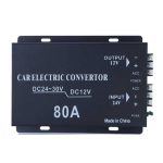 Convertor auto 80A tensiune 24v la 12v