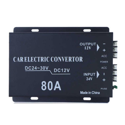 Convertor auto 80A tensiune 24v la 12v