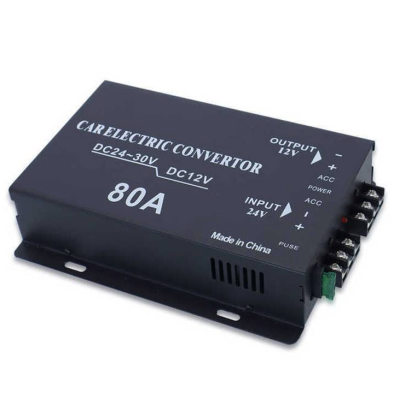Convertor auto 80A tensiune 24v la 12v