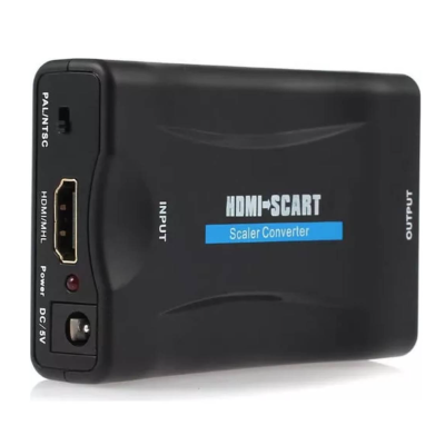 Convertor semnal video HDMI la SCART QY V06 FullHD 1080p