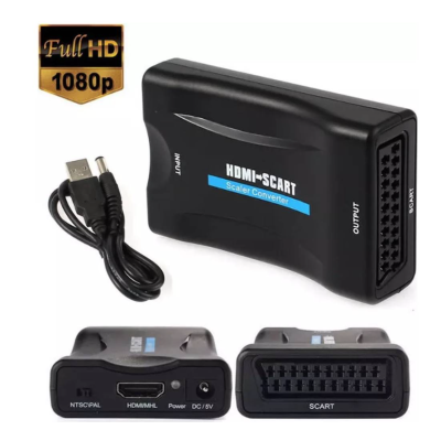 Convertor semnal video HDMI la SCART QY V06 FullHD 1080p
