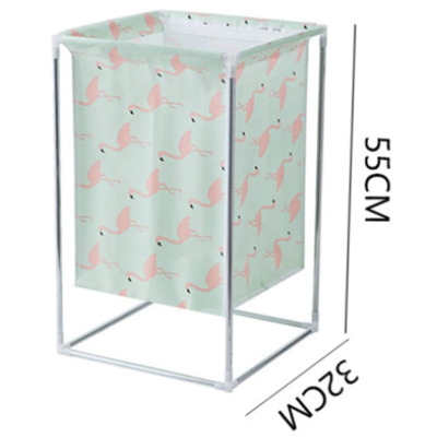 Cos de Rufe Multicolor cu suport metalic