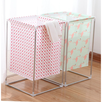 Cos de Rufe Multicolor cu suport metalic