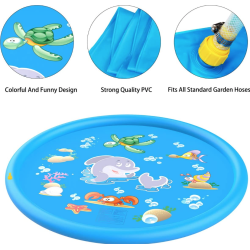 Covoras de joaca gonflabil cu fantana 170 cm