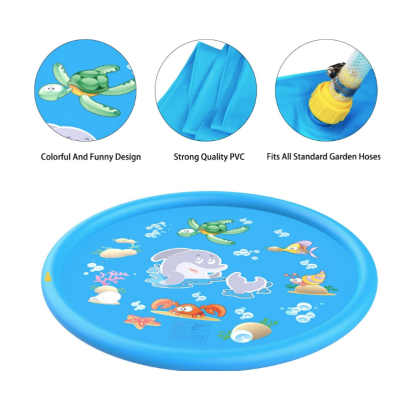 Covoras de joaca gonflabil cu fantana 170 cm