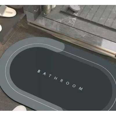 Covoras super absorbant pentru baie cu uscare rapida model BATHROOM MARE