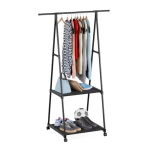 Cuier Haine Cu Suport Pantofi Design Stil Industrial Triunghiular 160 Cm